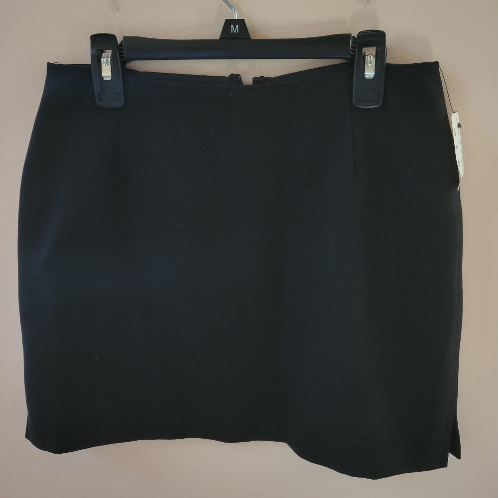 Parallel Petites Black Mini Skirt